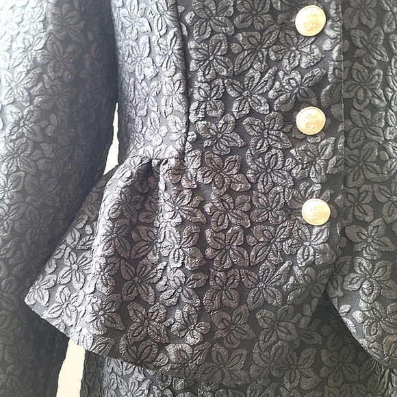 SHEIN DECDS Retro 40s Peplum Skirt Suit NWOT - Picture 6 of 16